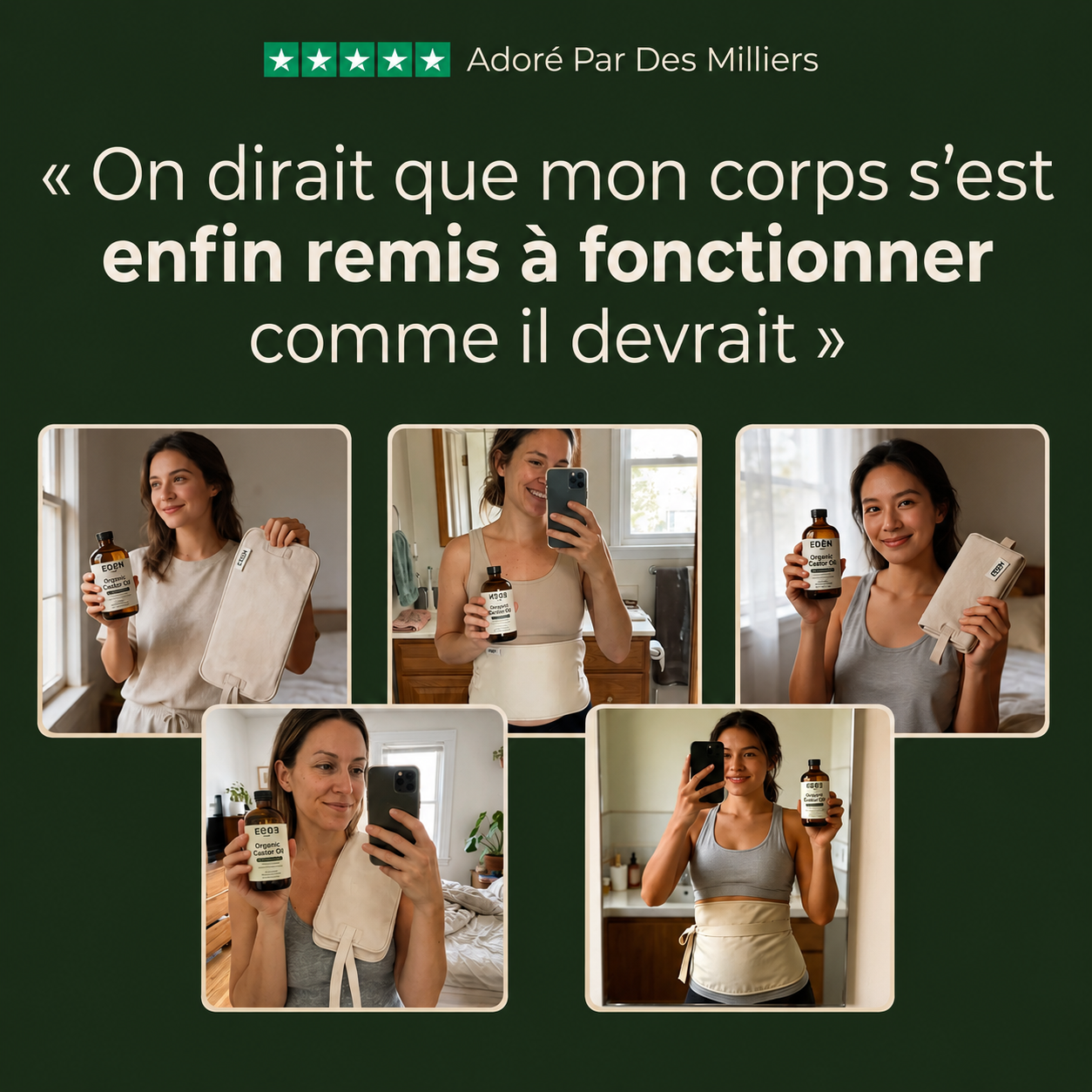 ORELINA PACK DETOX À L'HUILE DE RICIN