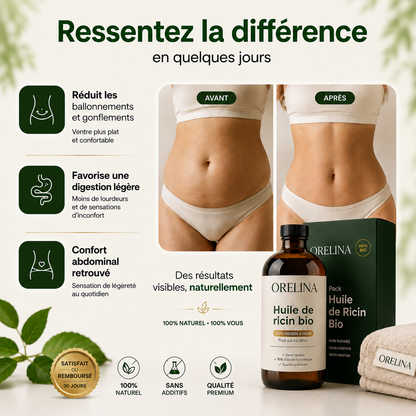 ORELINA PACK DETOX À L'HUILE DE RICIN
